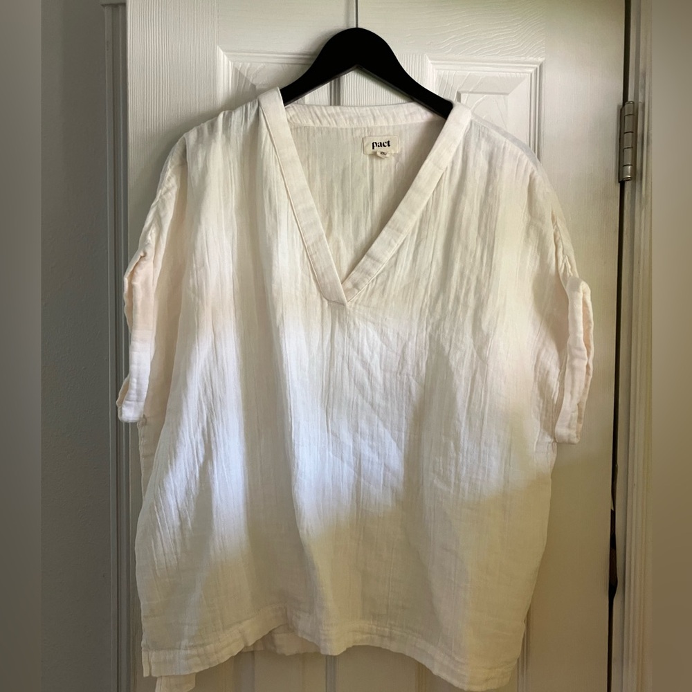 pact organic cotton blouse top